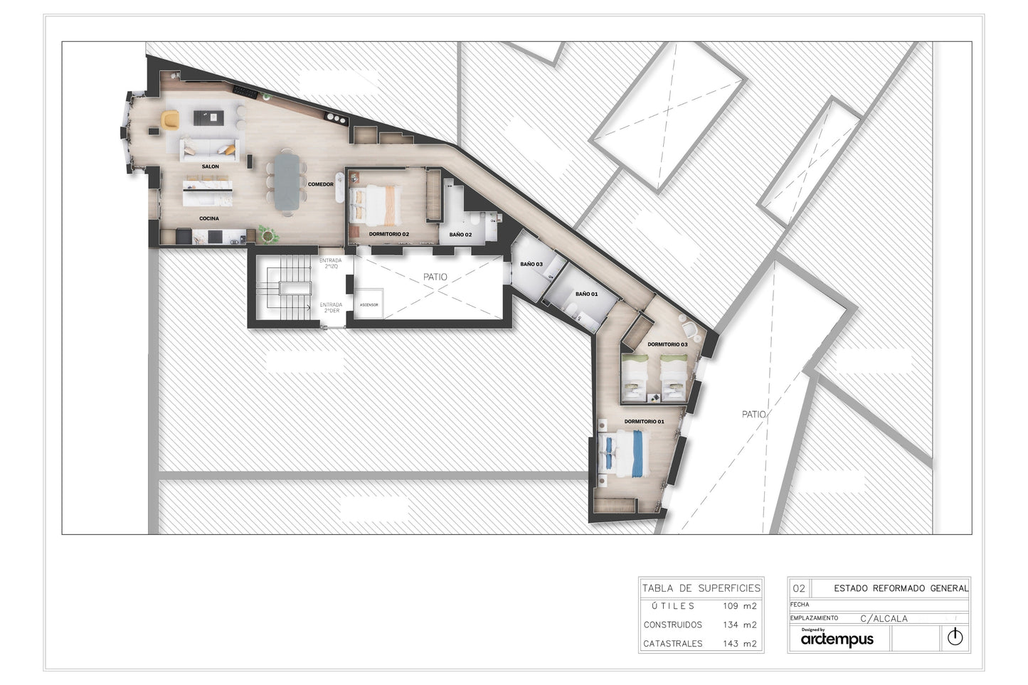 Piso de lujo en Madrid con domótica y diseño actual en Calle Alcalá