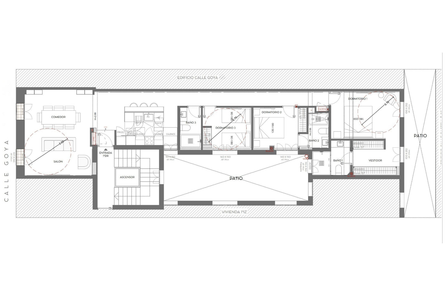 Piso de lujo en Madrid con domótica y estilo contemporáneo en Calle Goya
