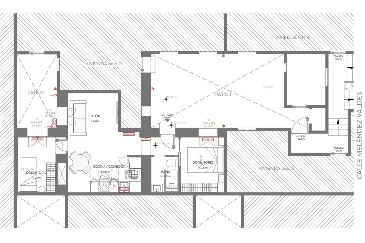 Piso de lujo en Madrid con diseño en Calle Meléndez Valdés