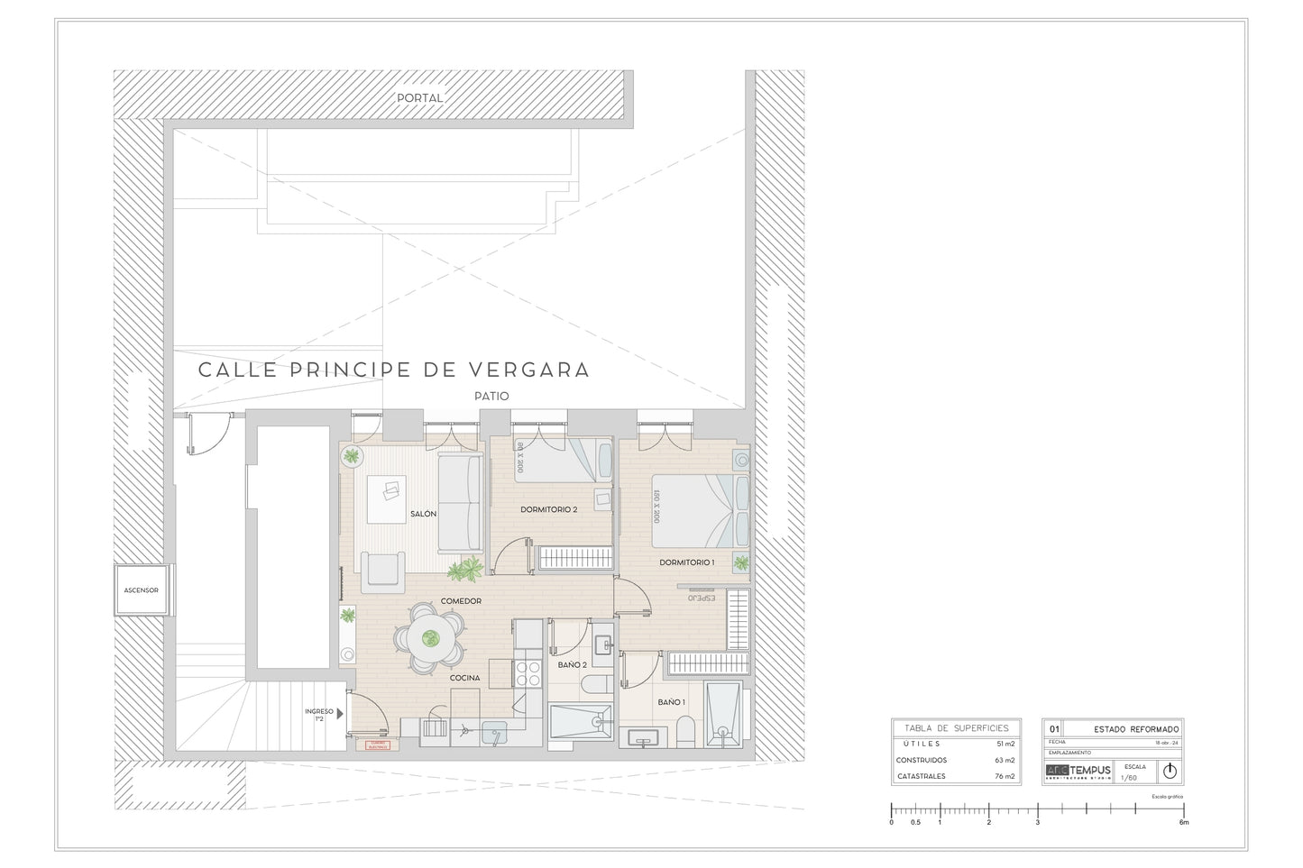 Piso de lujo en Madrid con estilo contemporáneo en Calle Príncipe de Vergara