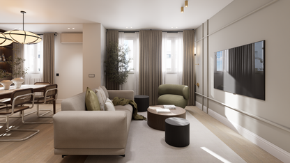 Piso de lujo en Madrid con diseño contemporáneo en Calle General Diaz Porlier