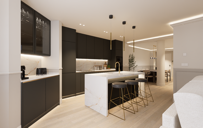 Piso de lujo en Madrid con garaje y diseño contemporáneo en Calle Ayala