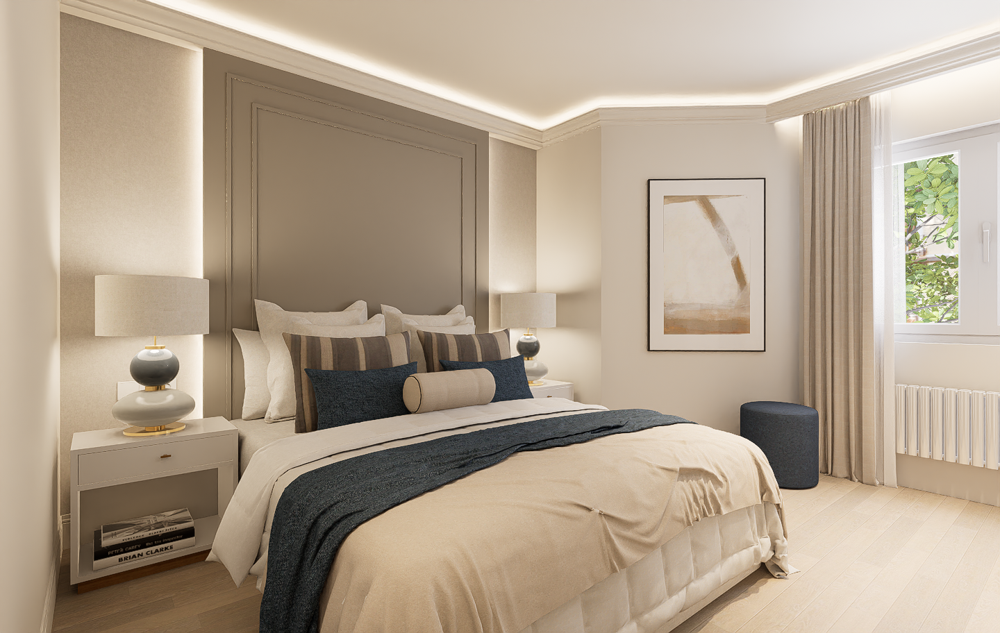 Piso de lujo en Madrid con garaje y diseño contemporáneo en Calle Ayala