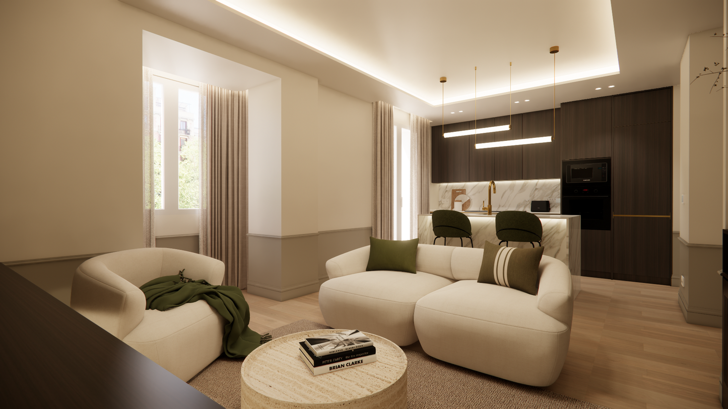 Piso de lujo en Madrid con terraza privada en Calle Conde de Peñalver