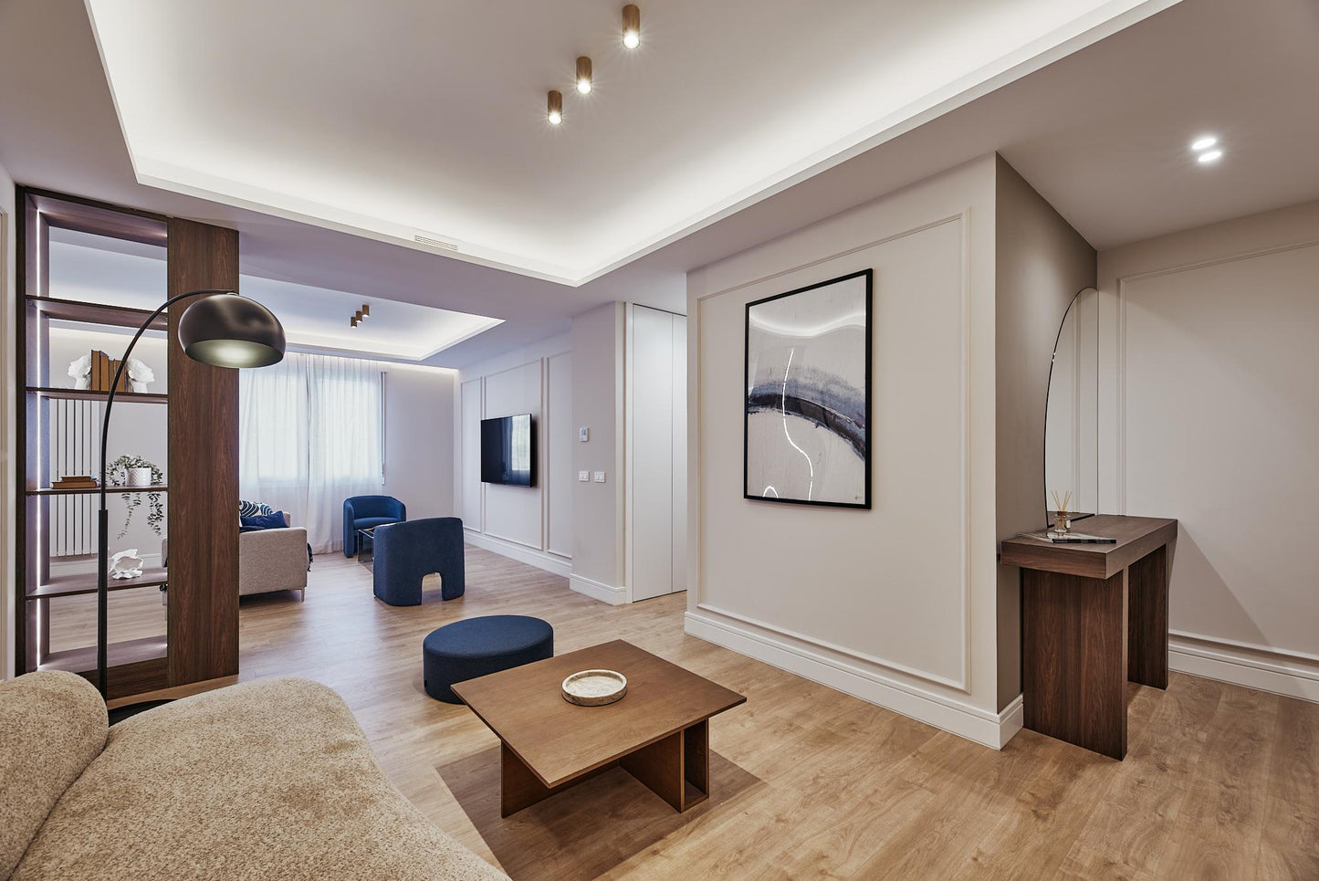 Piso de lujo en Madrid con cinco suites y diseño contemporáneo en Calle Francisco Silvela