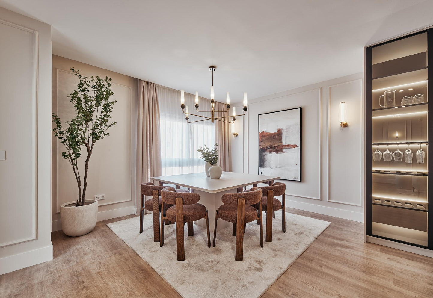 Ático de lujo en Madrid con terraza privada en Calle Castelló