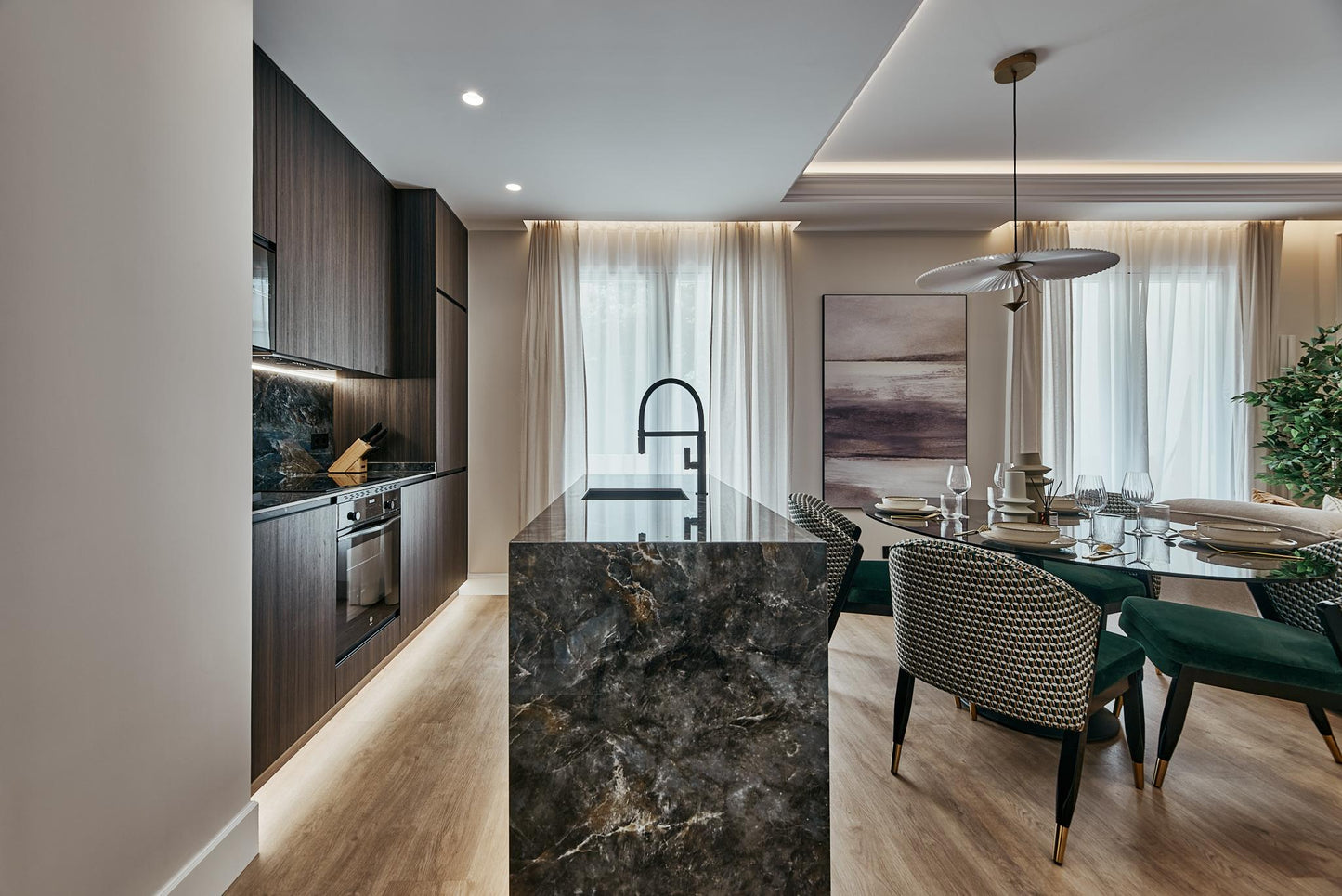 Piso de lujo en Madrid con terraza privada en Calle Velazquez