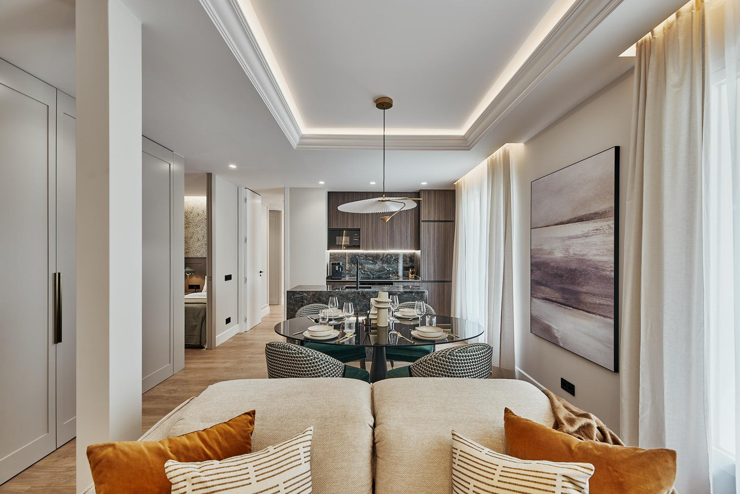 Piso de lujo en Madrid con terraza privada en Calle Velazquez