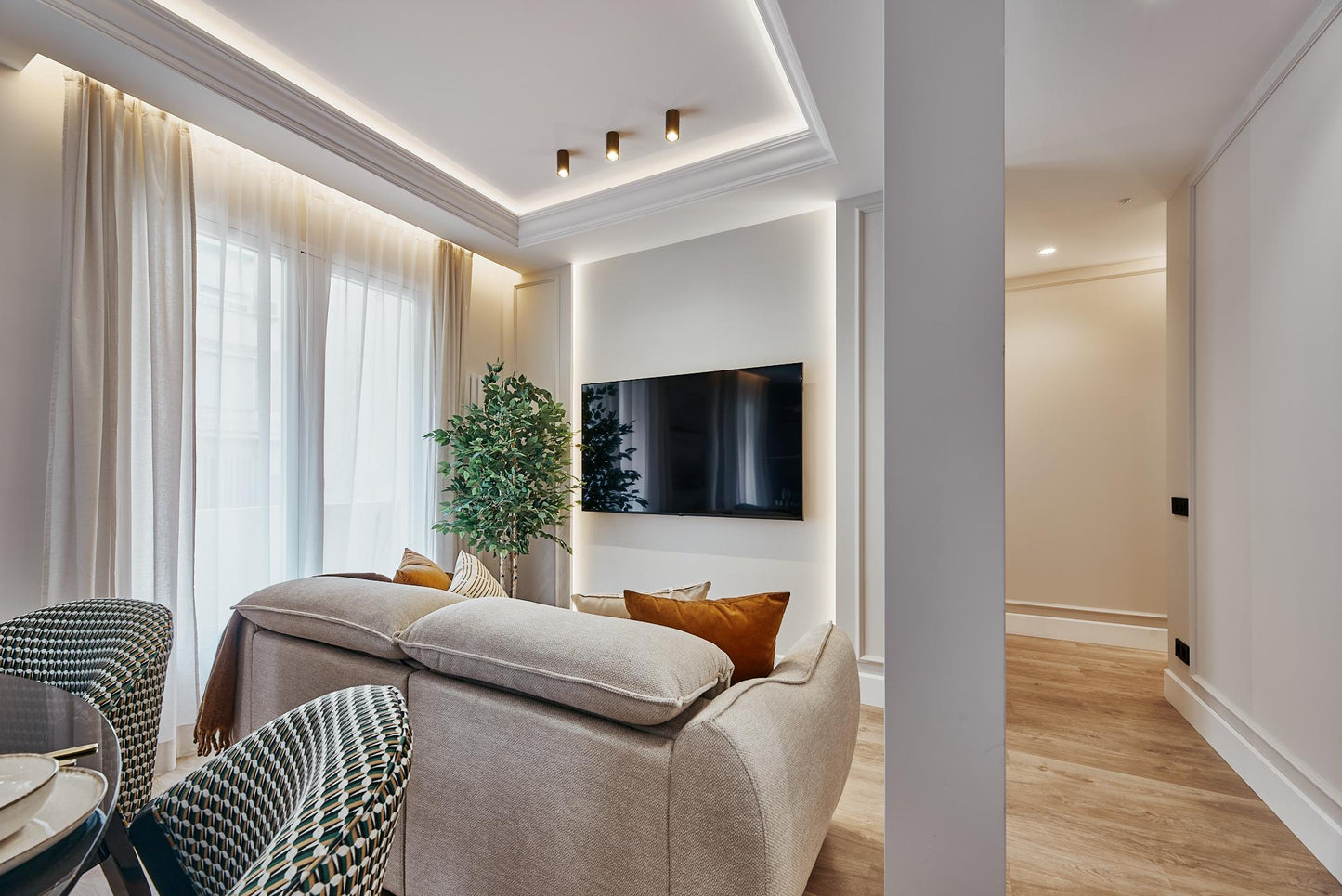 Piso de lujo en Madrid con terraza privada en Calle Velazquez