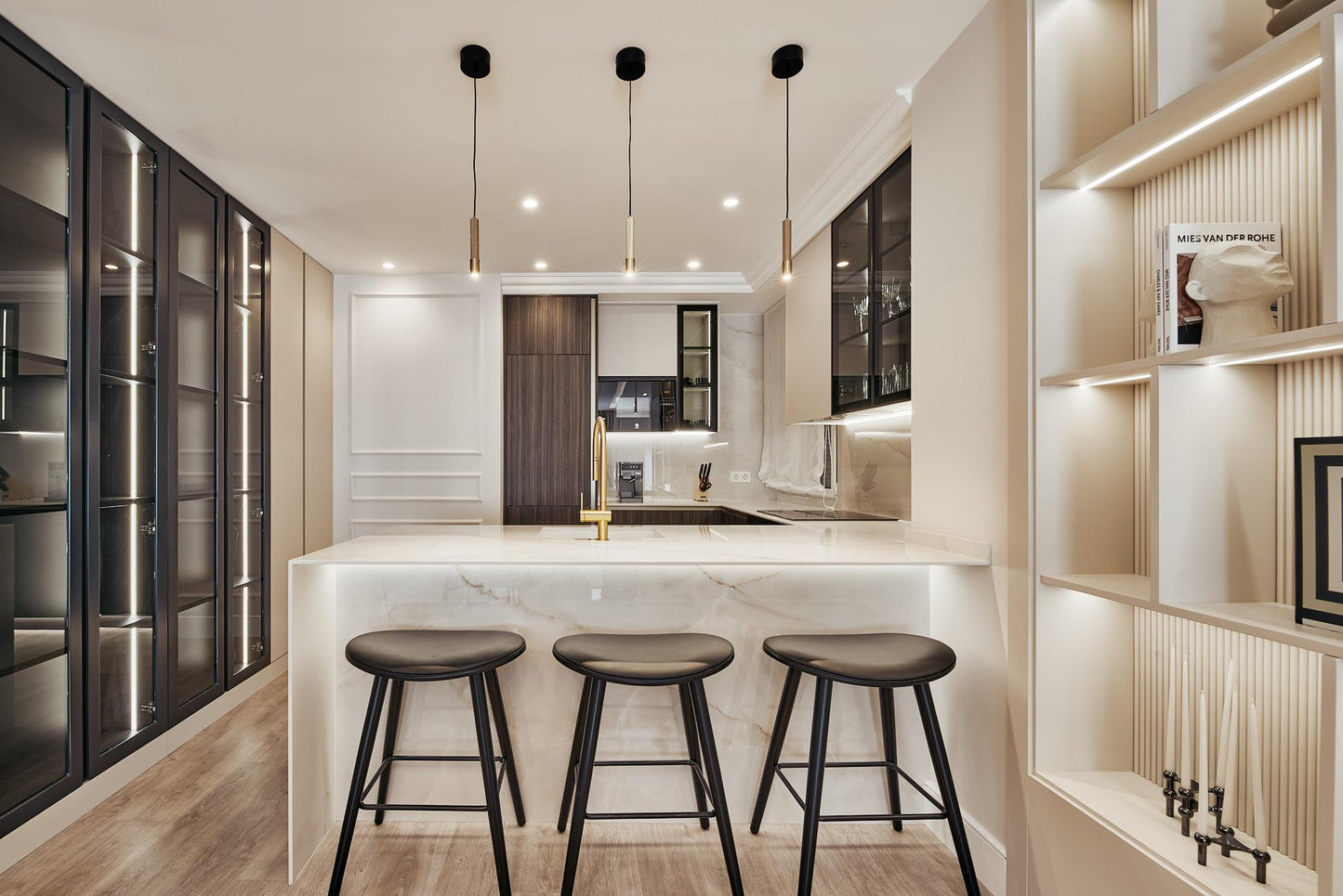 Piso de lujo en Madrid con terraza y estilo contemporáneo en Calle Castelló