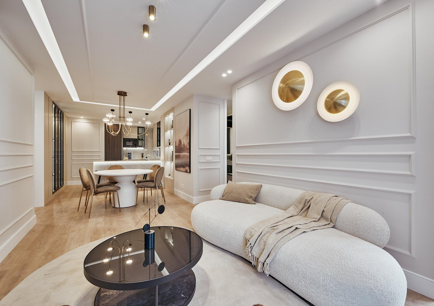 Piso de lujo en Madrid con terraza y estilo contemporáneo en Calle Castelló