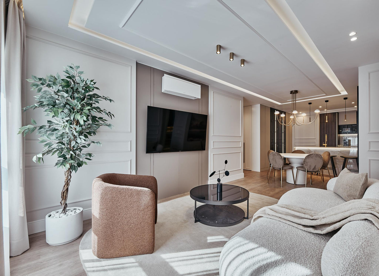 Piso de lujo en Madrid con terraza y estilo contemporáneo en Calle Castelló