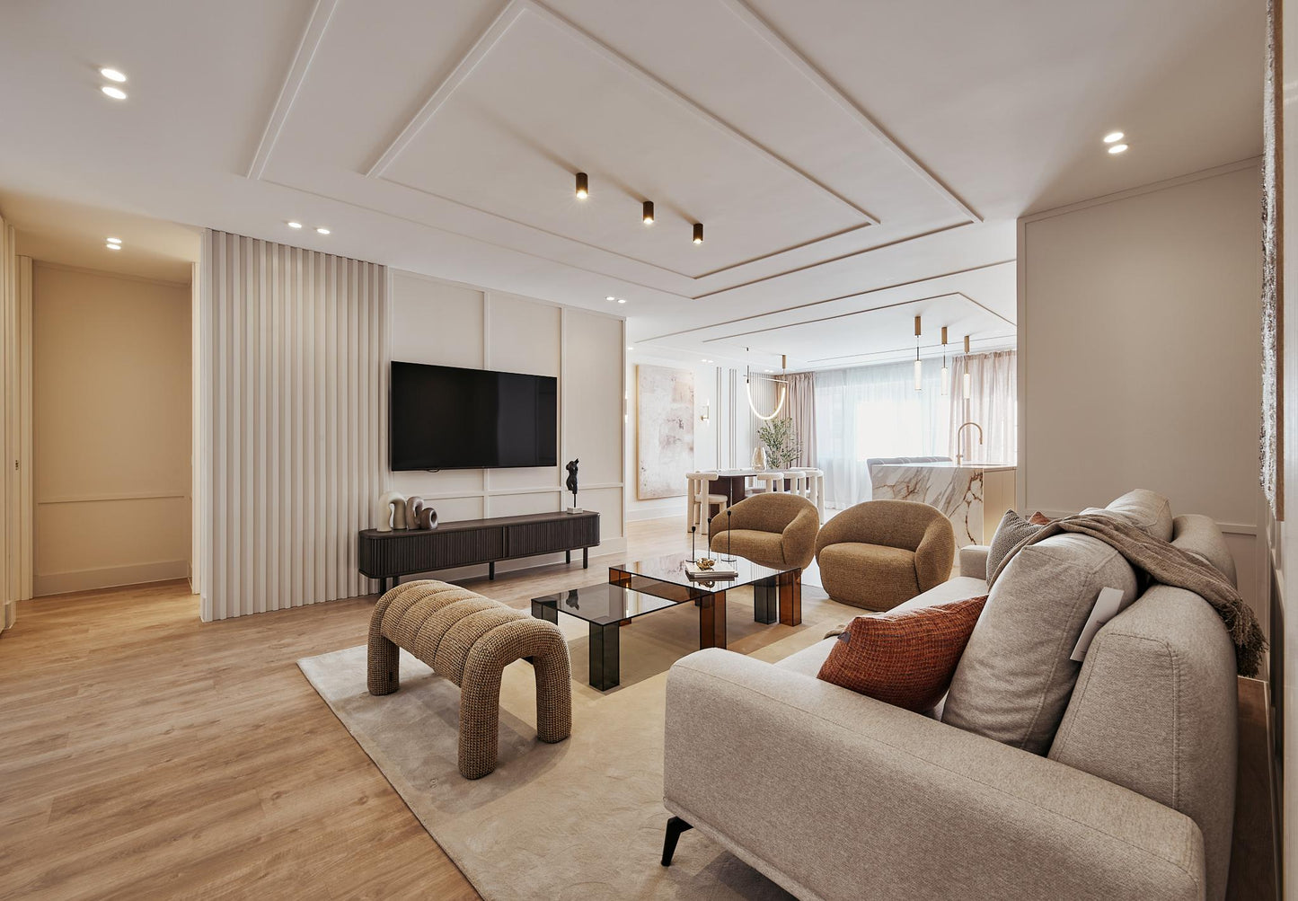 Piso de lujo en Madrid con garaje y domótica en Calle Diego de León