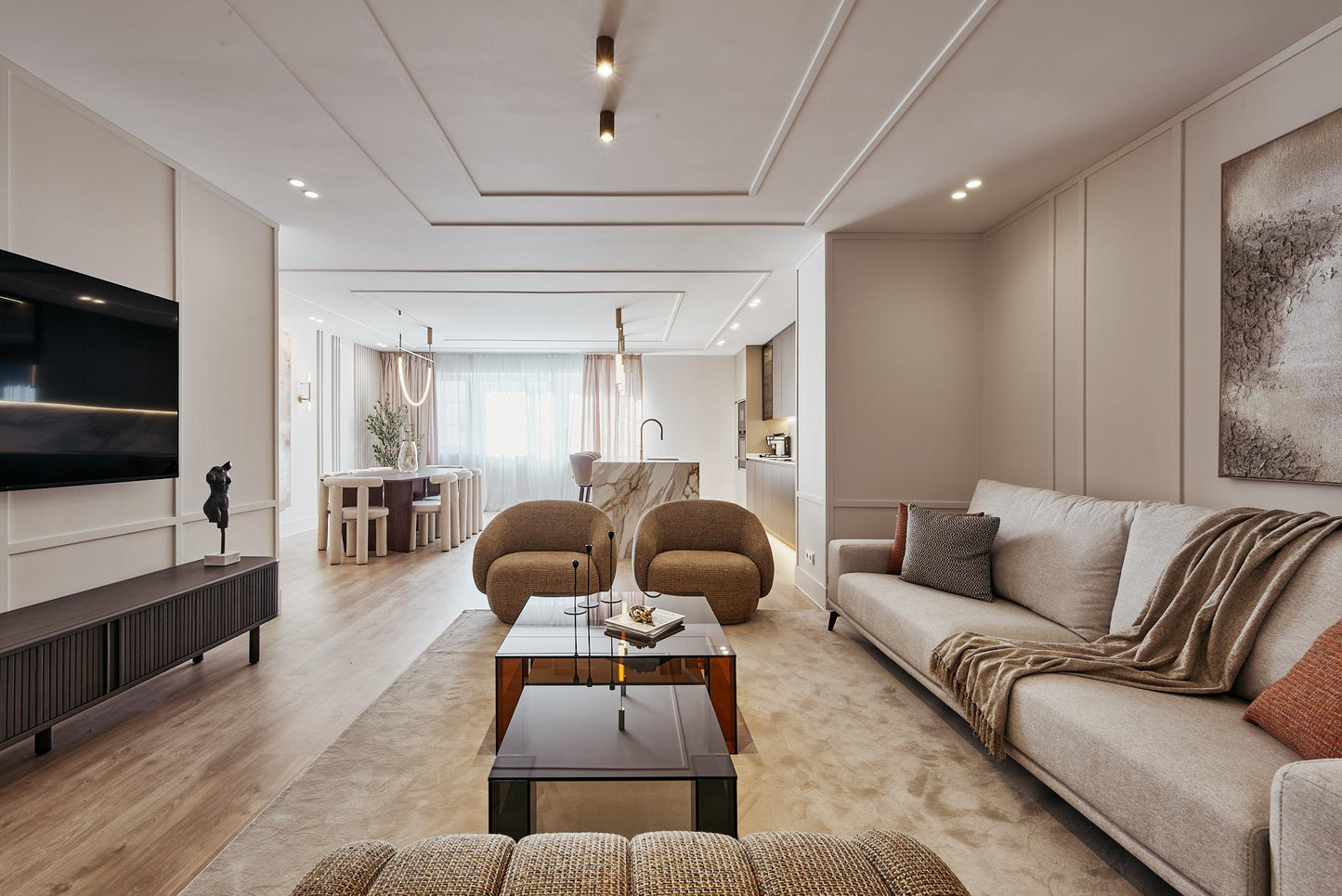 Piso de lujo en Madrid con garaje y domótica en Calle Diego de León