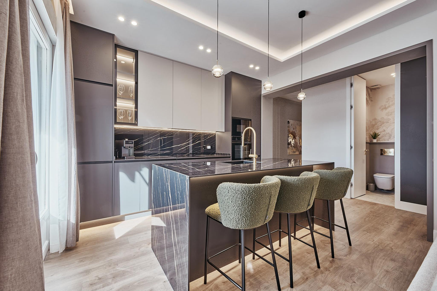 Piso de lujo en Madrid con terraza y domótica en calle Goya