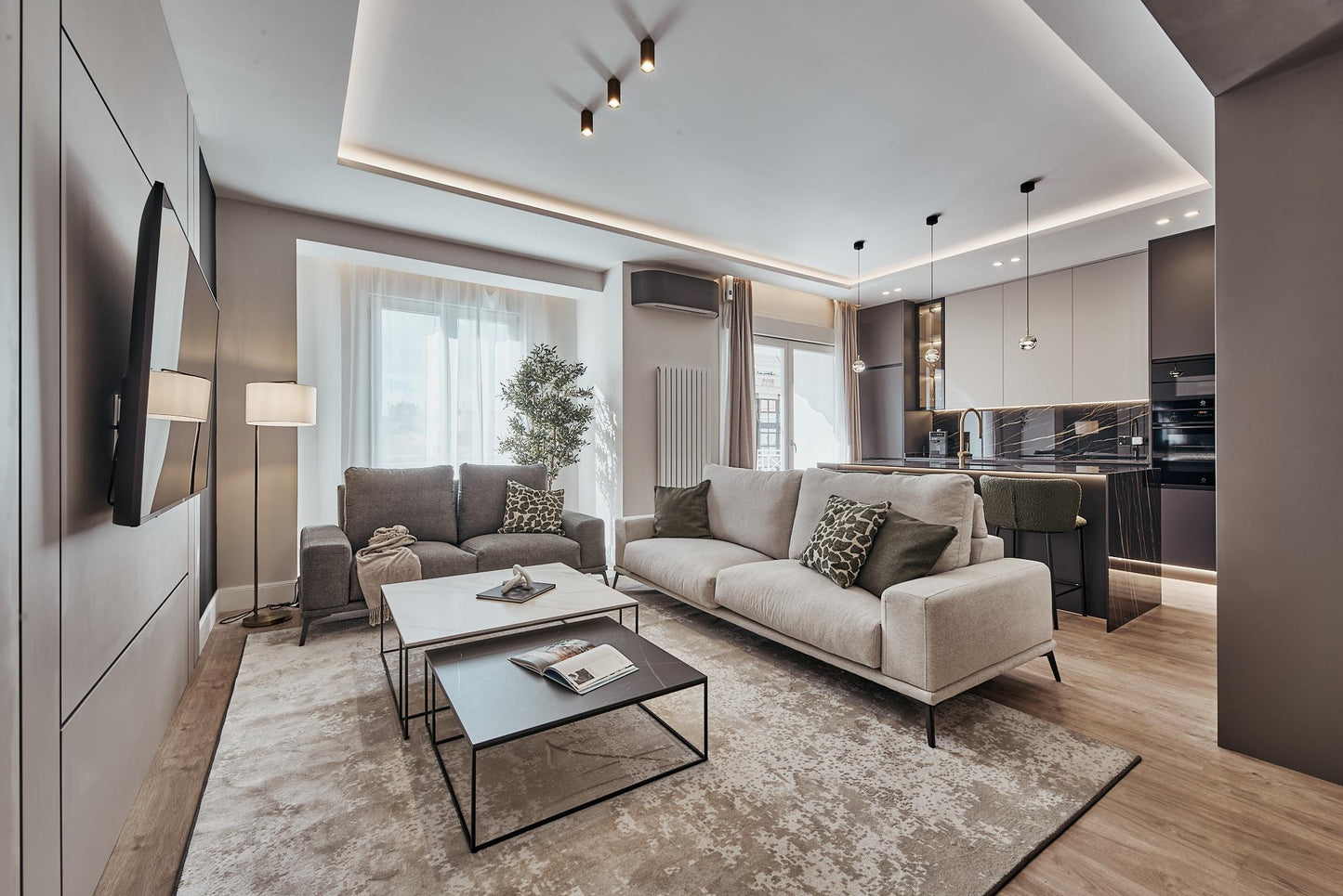 Piso de lujo en Madrid con terraza y domótica en calle Goya