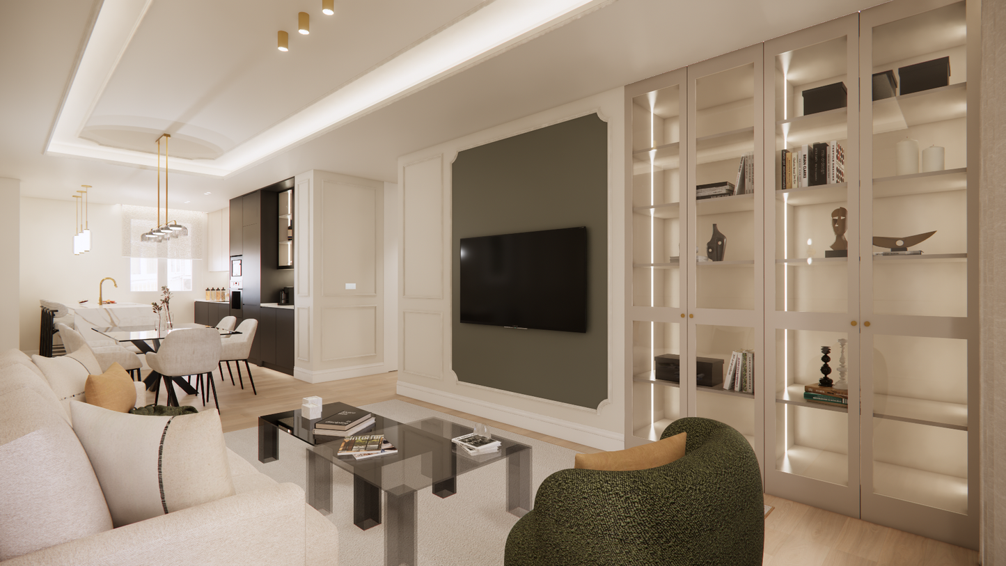 Piso de lujo en Madrid con diseño en Avenida Menéndez Pelayo