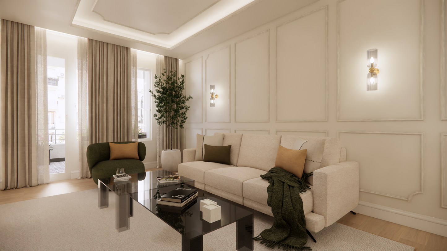 Piso de lujo en Madrid con diseño en Avenida Menéndez Pelayo