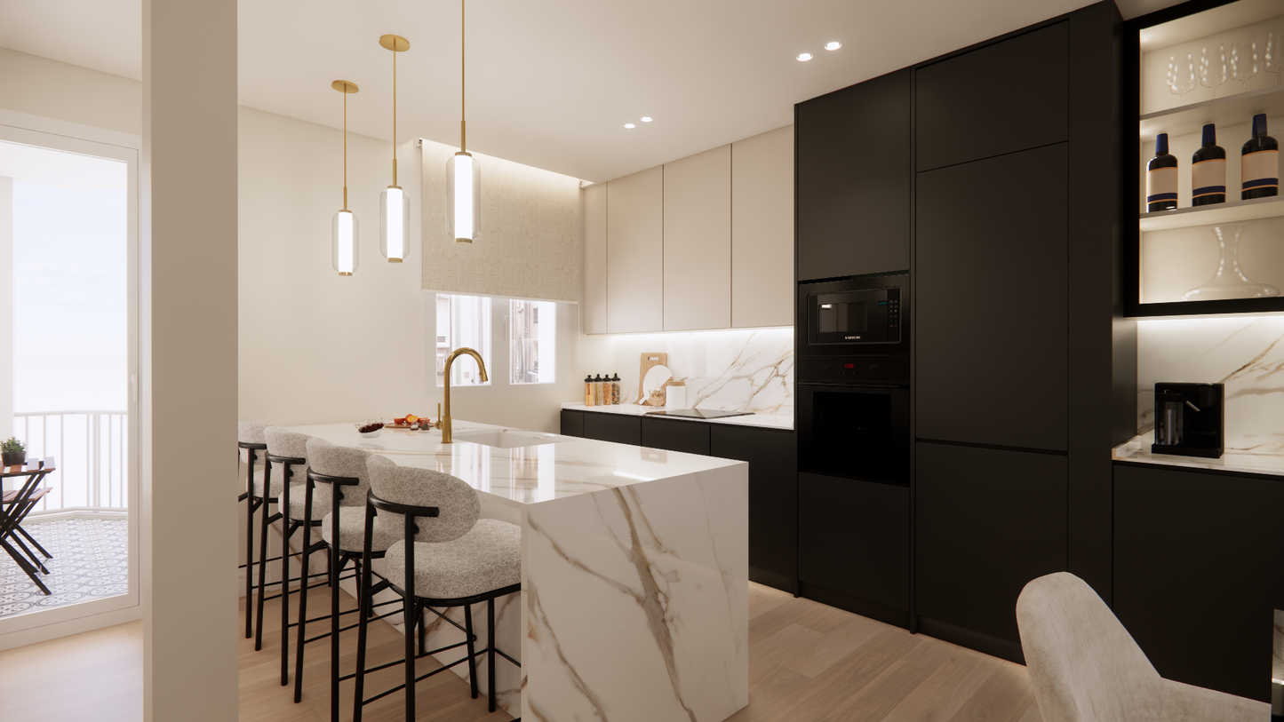 Piso de lujo en Madrid con diseño en Avenida Menéndez Pelayo