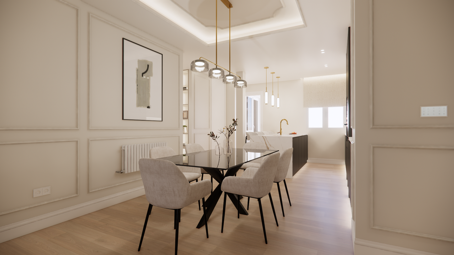 Piso de lujo en Madrid con diseño en Avenida Menéndez Pelayo