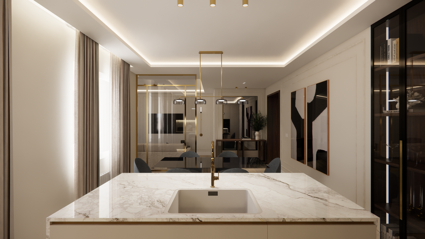 Piso de lujo en Madrid con diseño contemporáneo en Calle General Oráa