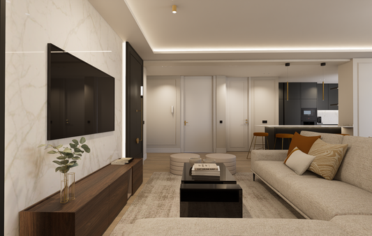 Piso de lujo en Madrid con patio privado en Calle María de Molina