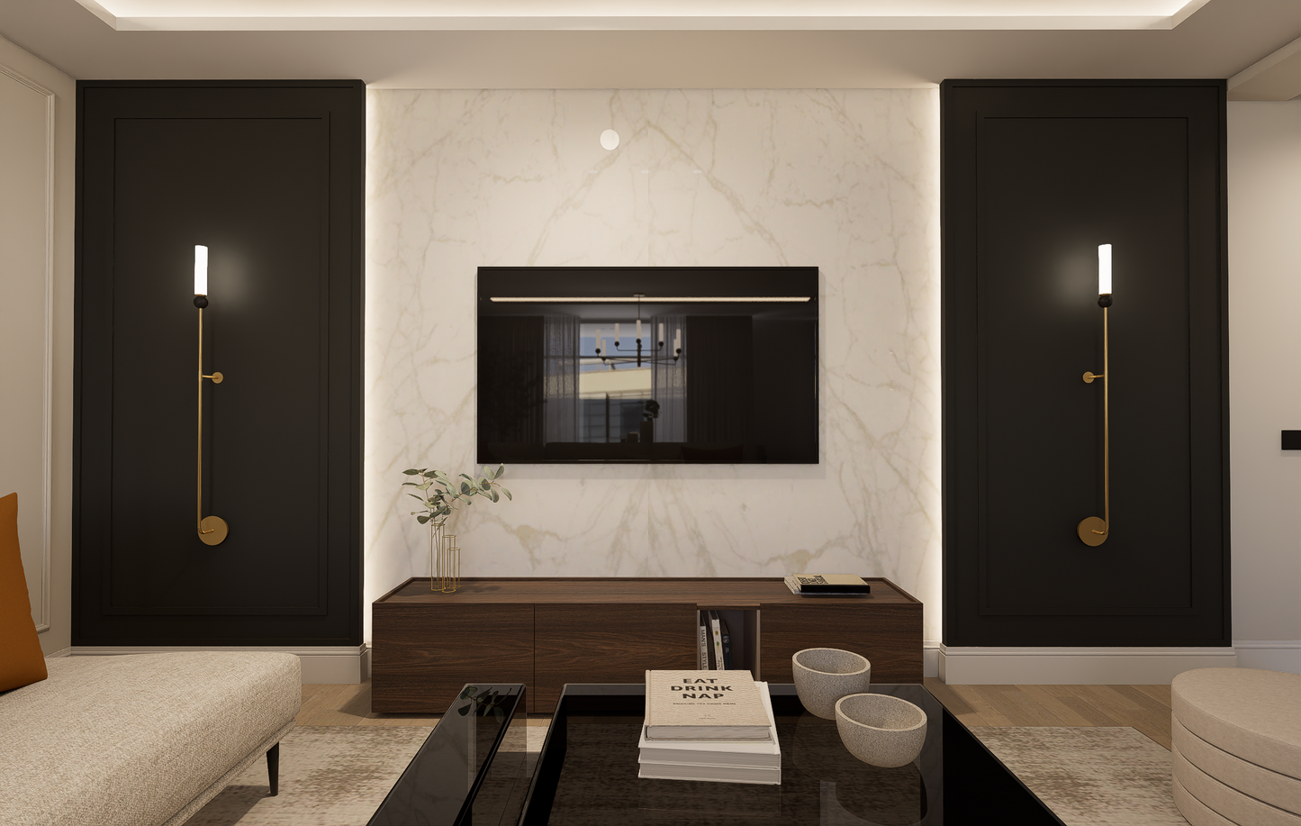 Piso de lujo en Madrid con patio privado en Calle María de Molina