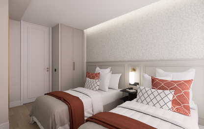 Piso de lujo en Madrid con patio privado en Calle María de Molina