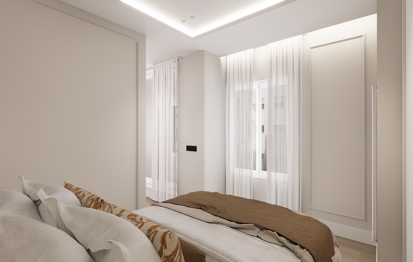 Piso de lujo en Madrid con patio privado en Calle María de Molina