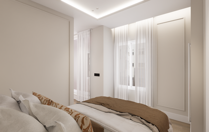 Piso de lujo en Madrid con patio privado en Calle María de Molina