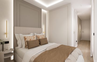 Piso de lujo en Madrid con patio privado en Calle María de Molina