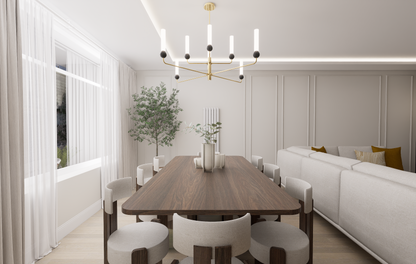 Piso de lujo en Madrid con patio privado en Calle María de Molina