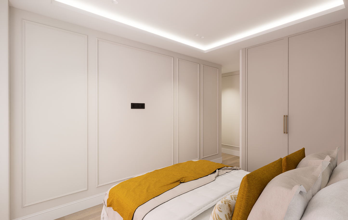 Piso de lujo en Madrid con patio privado en Calle María de Molina