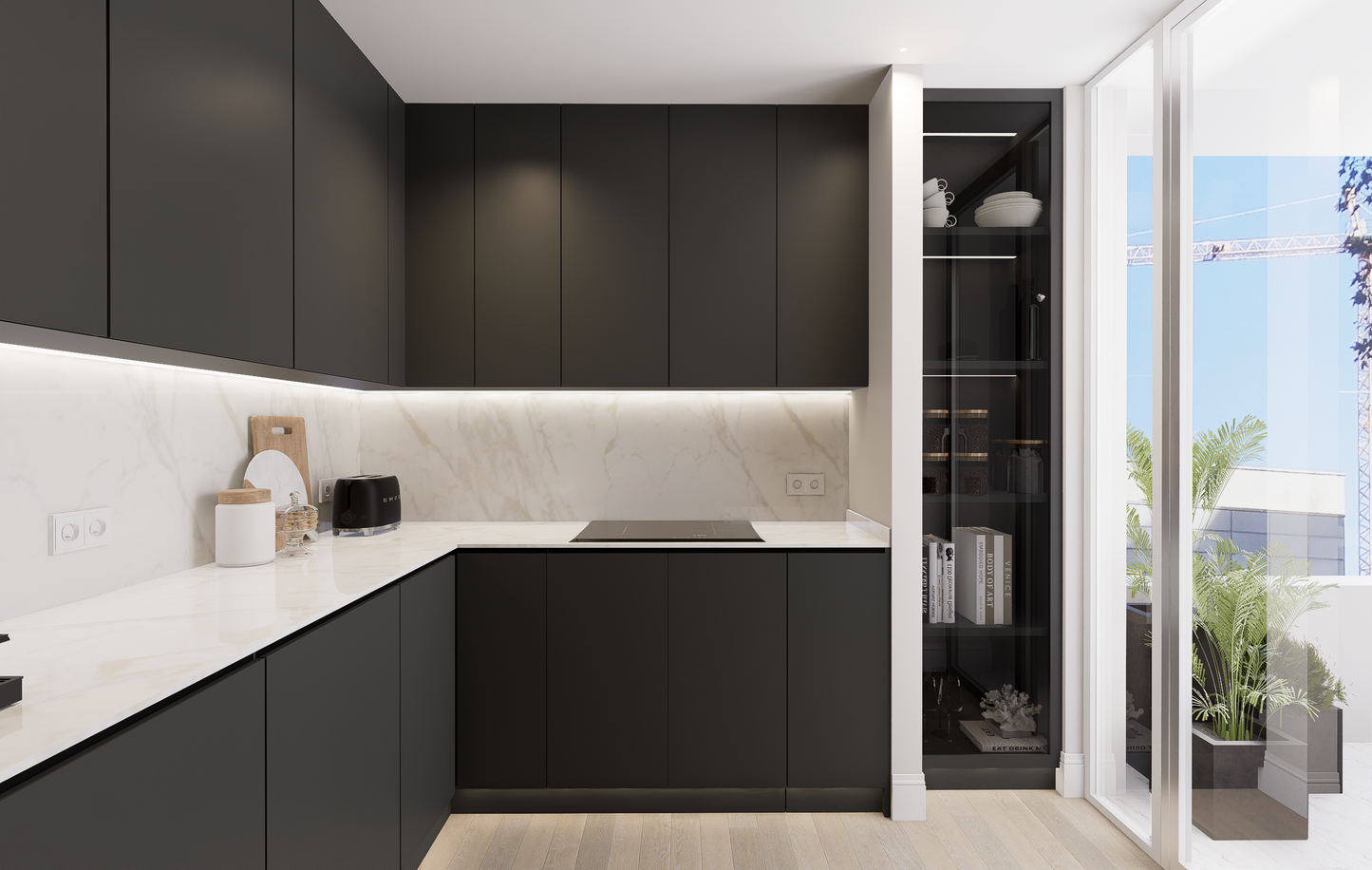 Piso de lujo en Madrid con patio privado en Calle María de Molina