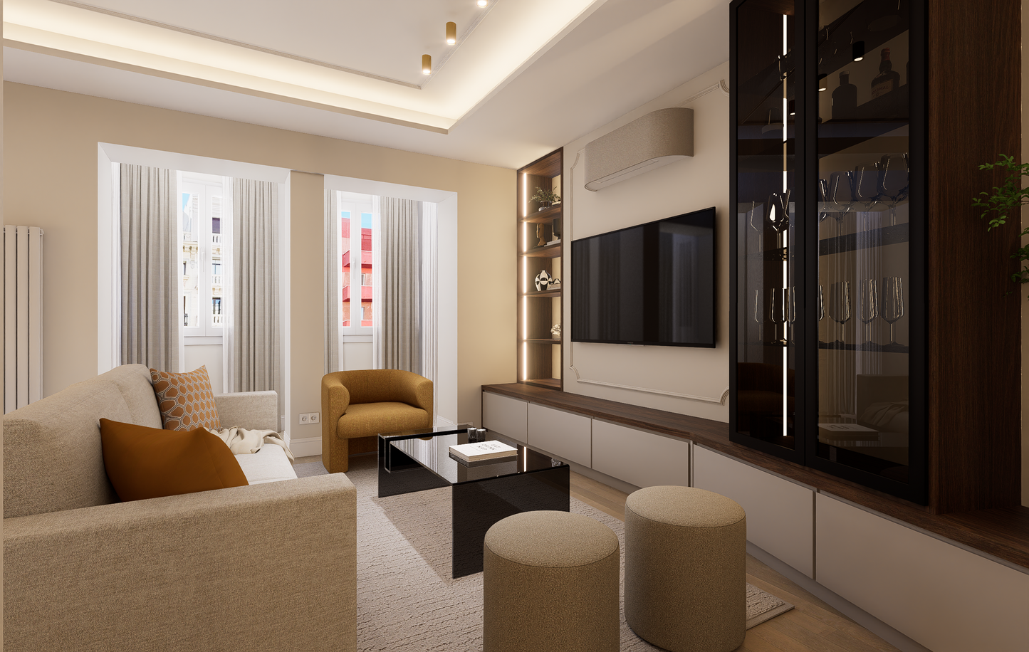 Piso de lujo en Madrid con domótica y diseño actual en Calle Alcalá