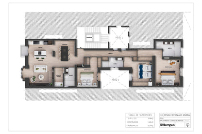 Piso de lujo en Madrid con terraza privada en Calle Conde de Peñalver