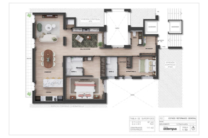 Piso de lujo en Madrid con balcón y diseño contemporáneo en Calle Hermosilla