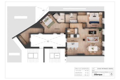 Piso de lujo en Madrid con diseño moderno en Calle Conde de Peñalver