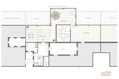 Ático de lujo en Madrid con terraza privada en Calle Espartinas