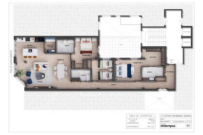Piso de lujo en Madrid con terraza y garaje en Calle Juan Bravo