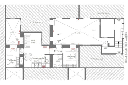 Piso de lujo en Madrid con diseño en Calle Meléndez Valdés